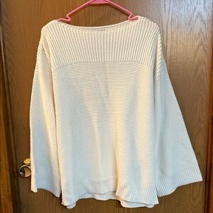 LOFT Cream Women's Crew Neck Sweater NWOT